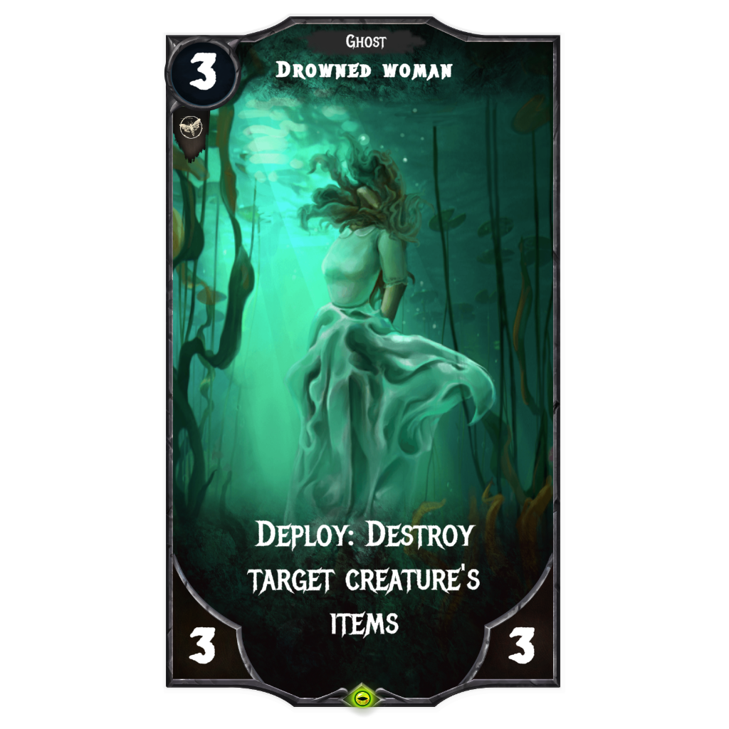 Drowned woman